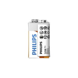 Philips 6F22L1F/10 - Baterie zinc-clorură 6F22 LONGLIFE 9V 150mAh