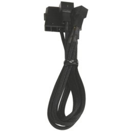 Cablu adaptor BitFenix Alchemy 4-pini Molex la 3x 3-pini 5V, 20cm, negru, BFA-MSC-M33F5VKK-RP