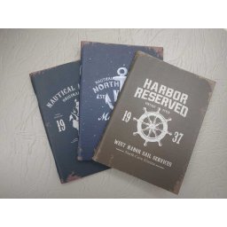 Notebook 24 file motive Navy Harbor Reserved