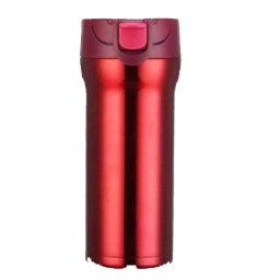 Cana cafea de calatorie 350 ml, termoizolanta - Rosu