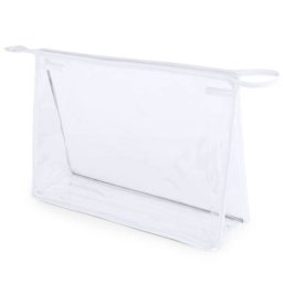Geanta cosmetice transparenta - Contur Alb