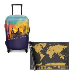 Set Traveller - Husa troler (marime M) si Harta razuibila