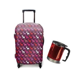 Set Traveller - Cana calatorie termorezistenta si Husa troler