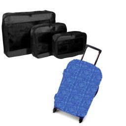 Set travel - Packing cubes si Husa troler