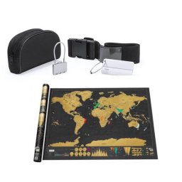 Set Traveller - Trusa de calatorie si Harta razuibila