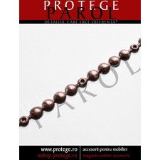 Piuneze ornamentale, 9.6 mm, finisaj TOPAZ, 100 bucati