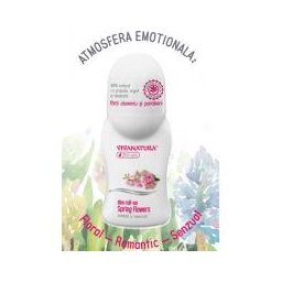 Deo roll-on natural spring flowers cu zambila si tuberoza 50ml VIVA NATURA