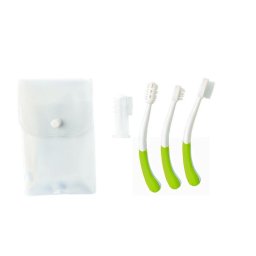 Set periute de dinti 4 in 1 green