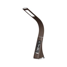 LED Lampă de masă cu display LED/6W/230V maro