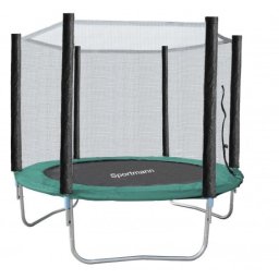 Trambulina si plasa de siguranta Sportmann 183 cm, Verde