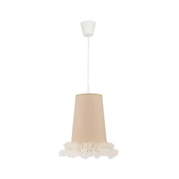 Lustră pe cablu pentru copii Duolla BALLET 1xE27/40W/230V d. 21 cm bej