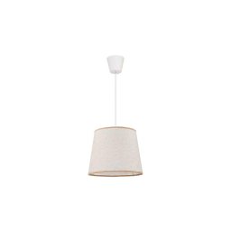 Lustră pe cablu Duolla SOLO 1xE27/40W/230V d. 24 cm bej deschis