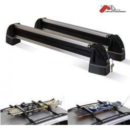 Suport schiuri si placa bare plafon Menabo White Bear 4