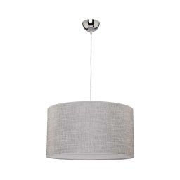 Lustră pe cablu Duolla ALTO 1xE27/40W/230V d. 45 cm gri