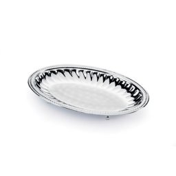 Sera Alhena oval fruit bowl - Bol argintat Alhena by Chinelli, made in Italy