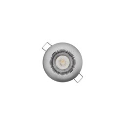 Spot LED încastrat EXCLUSIVE, 5 W, 230 V, 3000 K, argintiu
