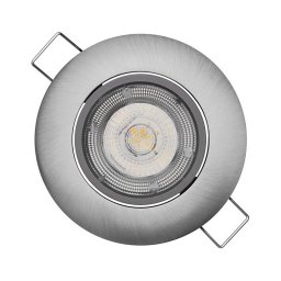 Plafonieră încastrată EXCLUSIVE, LED/5W/230V 4000 K, argintie