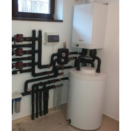 Inlocuire - Montaj centrala termica cu boiler extern: P: 25 - 35 kW - fara materiale