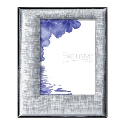 Rama foto placata cu argint 10 x 15 TESSUTO by Chinelli, made in Italy