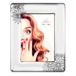 Rama foto Arabella 10 X 15 placata cu argint by Chinelli, made in Italy
