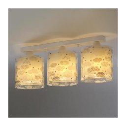 Dalber D-41413E - Plafonieră copii CLOUDS 3xE27/60W/230V
