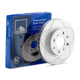 Set 2 discuri spate ATE POWER DISC VW Golf Jetta Touran Tiguan