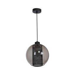 Lustră FUNA 1xE27/60W/230V negru