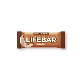 Baton cu nuci braziliene raw bio 47gr LIFEBAR