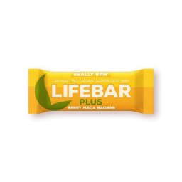 Baton cu fructe maca si baobab raw bio 47gr LIFEBAR