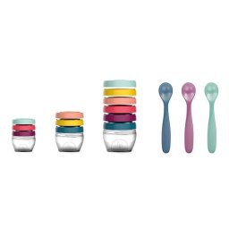 Multi set pentru diversificare: 3 seturi recipiente + un set linguri