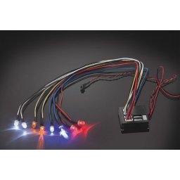 Sistem de lumini cu 8 LED-uri si diverse functii