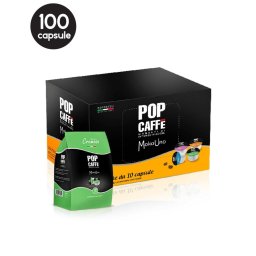 100 Capsule Pop Caffe Miscela 2 Cremoso – Compatibile Uno System