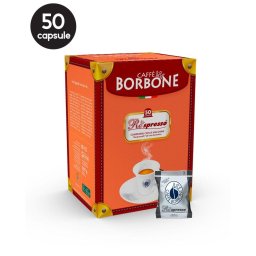50 Capsule Borbone Respresso Miscela Nera - Compatibile Nespresso