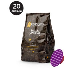 20 Capsule Yespresso Ginseng - Compatibile Bialetti Mokespresso