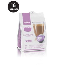 16 Capsule Gimoka Caffelatte – Compatibile Dolce Gusto