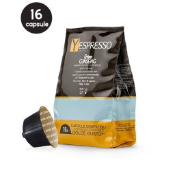 16 Capsule Yespresso Ginseng - Compatibile Dolce Gusto