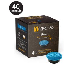 40 Capsule Yespresso Decaffeinato – Compatibile A Modo Mio