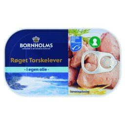 Ficat de cod afumat in ulei propriu 120 g Bornholms
