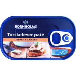 Pate din ficat de cod 115 g Bornholms