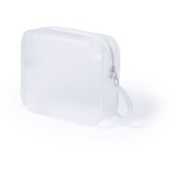 Geanta cosmetice translucenta alba