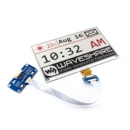Display Hat E-Ink 640 x 384, 7.5'' cu 3 Culori pentru Raspberry Pi