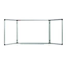 WHITEBOARD TRIPTIC 90x120 MEMOBOARDS, rama aluminiu