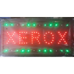 Reclama LED - XEROX - de interior, 48 x 25 cm