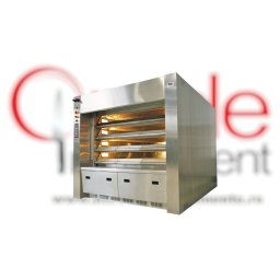 Cuptor panificație cu tuburi cu vapori, 4 vetre gaz/ulei