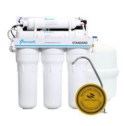 Purificator apa cu osmoza inversa Ecosoft in 5 trepte si pompa booster