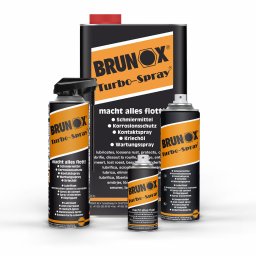 Brunox Turbo Spray - Lubrifiant/degripant multifuncțional (Varianta: 500ml spray Power-Click)