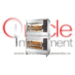 Rotisor pui ventilat electric, 8 țepușe, 40/48 pui, mobil CB Italia
