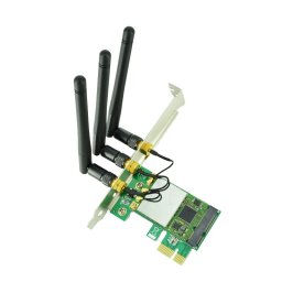 Placă de Expansiune PCI Express către WiFi 2.4 GHz și 5 GHz 300 Mbps