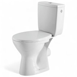 Set vas WC, Mito Senator, iesire laterala, rezervor ceramic, dubla comanda, capac WC PP,
