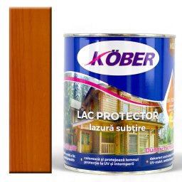 Lac colorat lemn, Kober Protector, 2 in 1 , Stejar, 10 l, lazura subtire,